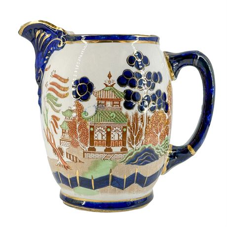 Antique Porcelain Pitcher by Buffalo Pottery
