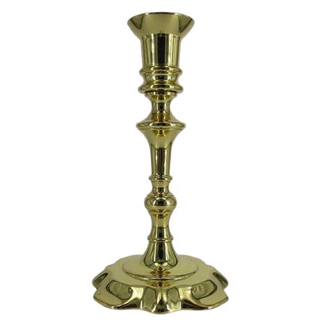 BALDWIN Brass Historic Deerfield Collection 7" Tall Candlestick Holder