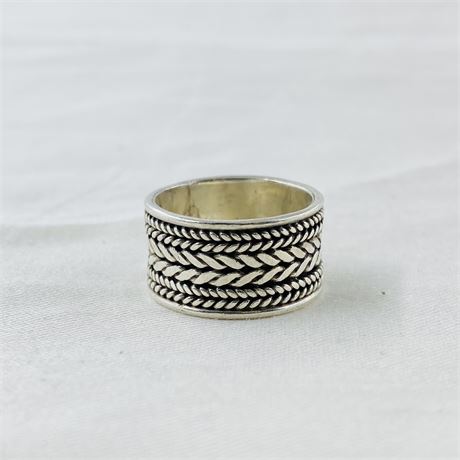 6.2g Sterling Ring Size 6.5