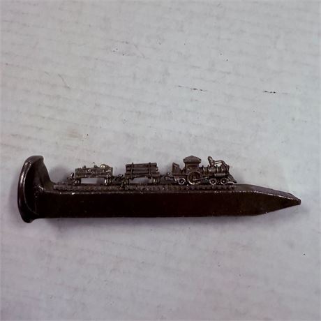 Railroad Spike Art