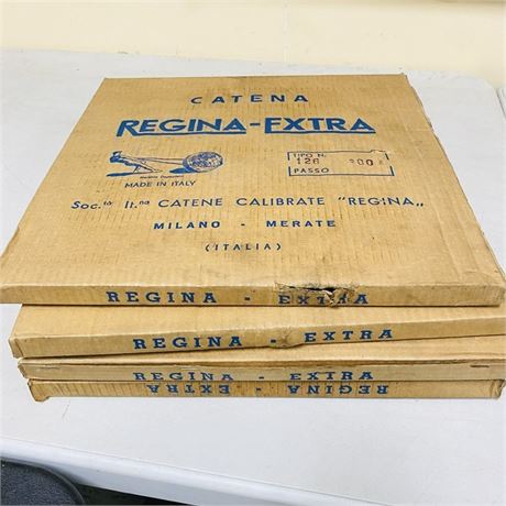 4 NOS 25’ Regina Motorcycle Chain Rolls