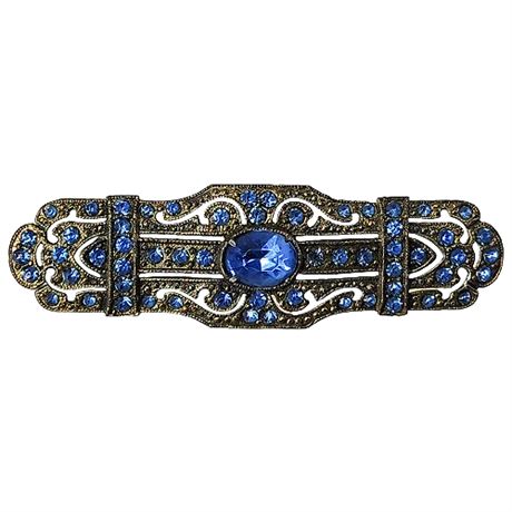 Vintage Victorian Rhinestone Brooch