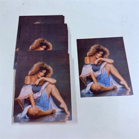 50 Vintage Exhibit Cards