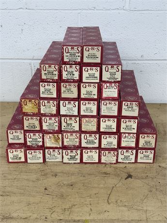 38 QRS Player Piano Music Rolls