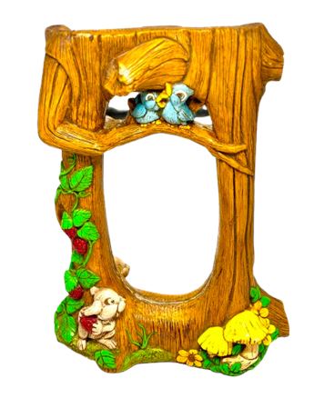 1975 Juta Sangthaweep Disney's Bambi Decorative Chalkware Mirror
