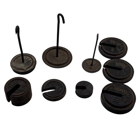 Slide Scale Hangers and Weights