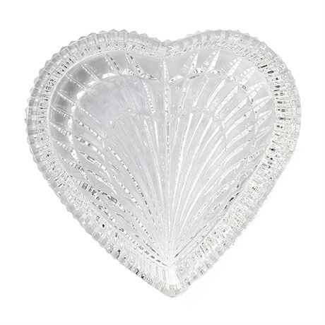 Waterford Crystal "Vanity" Heart Shaped Tray