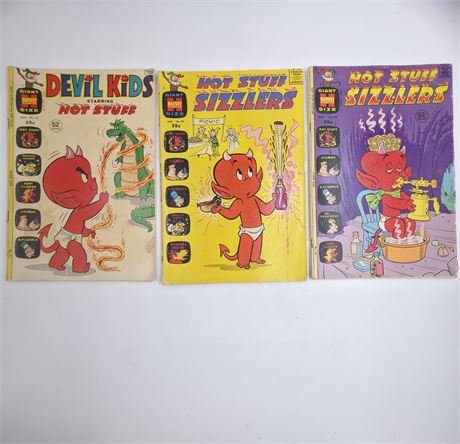 Vintage 1970s Hot Stuff comic books