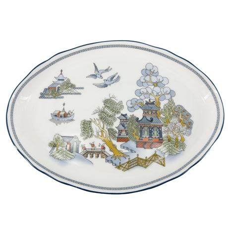 Vintage Wedgewood "Chinese Legend" Bone China Trinket Tray