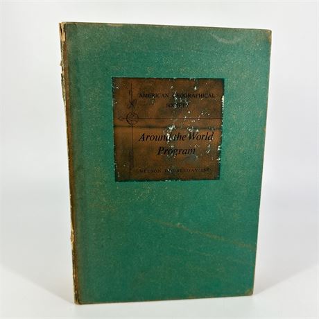 1950's American Geographical Society Around the World Program Books