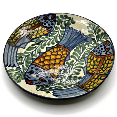 Artist Signed Ceramic Plate
