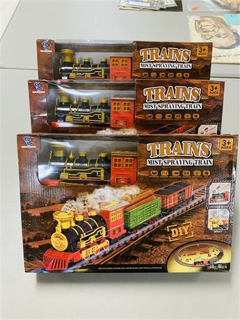 4 New Model Train Sets