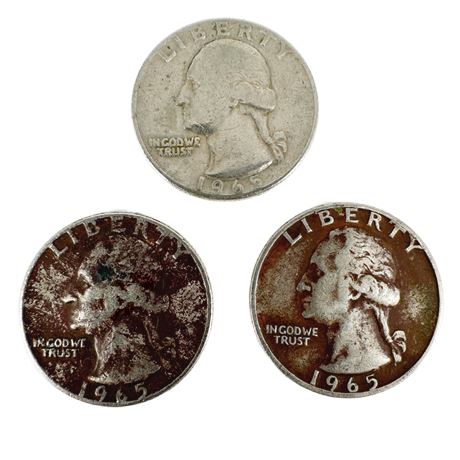 Lot of 1965 Washington Quarters