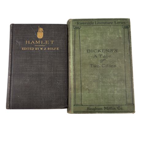 Antique Hamlet Edited / Dickens's A Tale of Two Cities Books