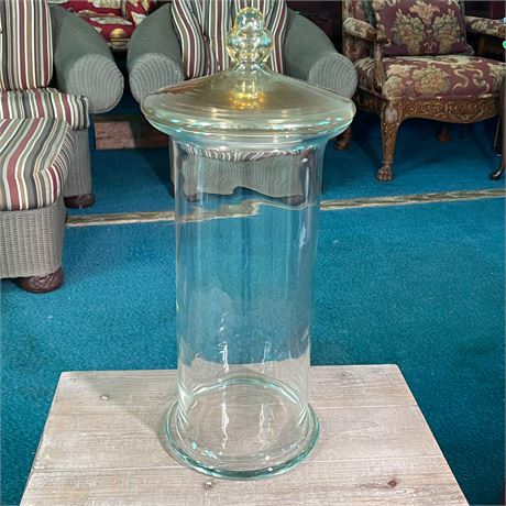 Large Glass Apothecary Style Container