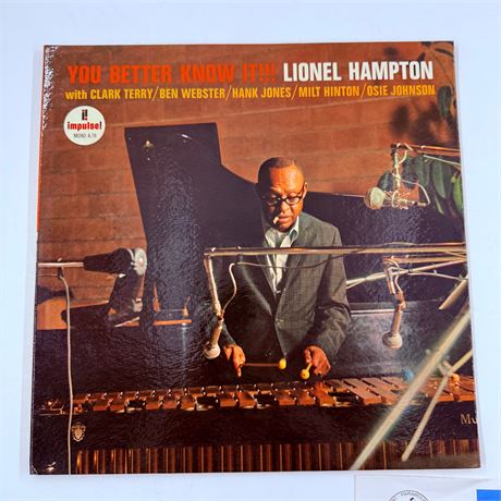 Lionel Hampton You Better Know It Vinyl Record