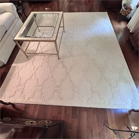 Large Sculpted Area Rug