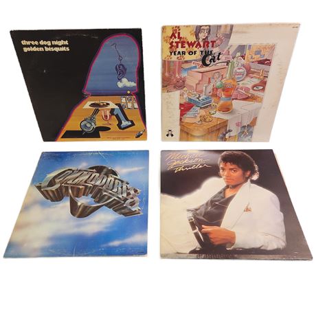 Vintage Vinyl Classic Rock Record Lot, 12"