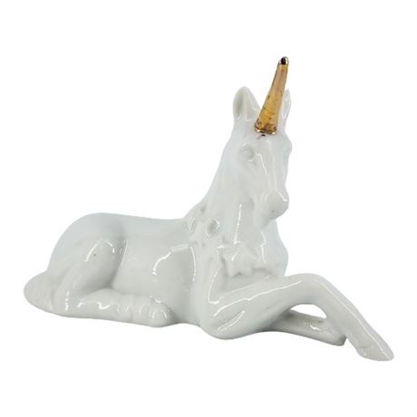 Vintage Frankel Porcelain Unicorn Figurine
