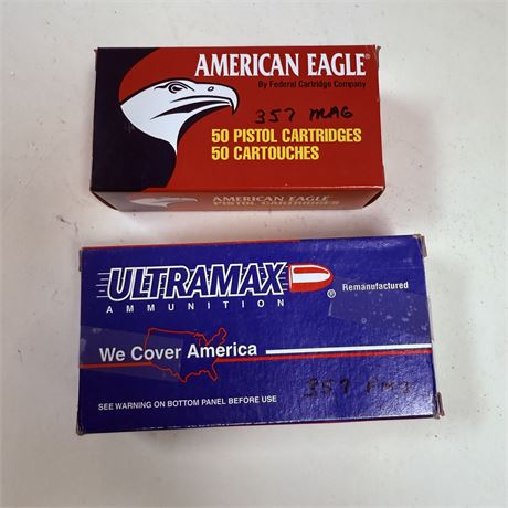 100 Rounds 357 Magnum Ammo