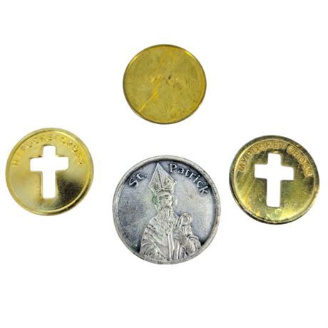 Vintage Religious Coin Lot of 4