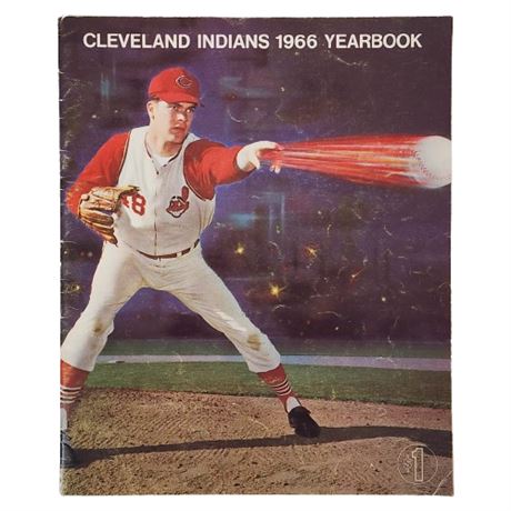 Vintage 1966 Cleveland Indians Yearbook