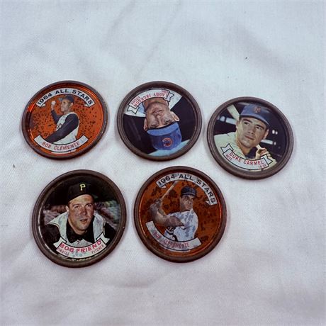 1964 Topps Baseball Coins Lot
