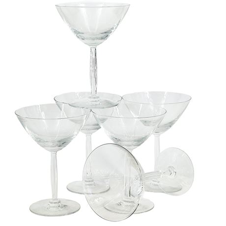 Vintage Fostoria Martini Glasses -Set of 6-