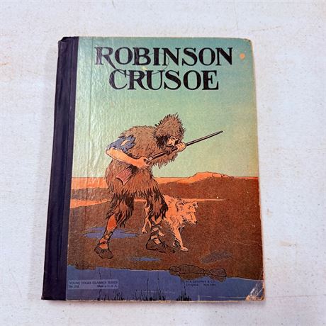 1922 Robinson Crusoe Book