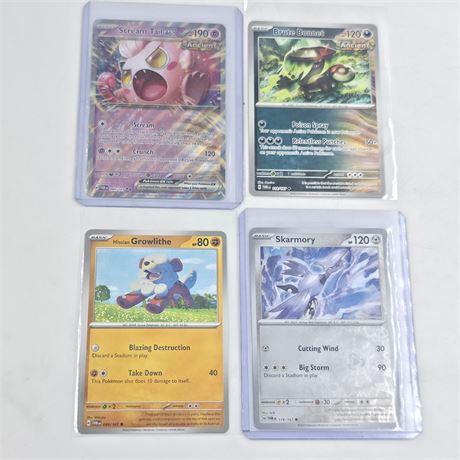 2024 Pokemon cards, Lot of 4