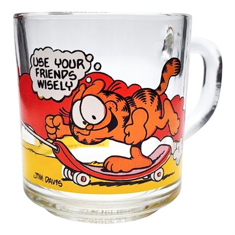 Vintage 1978 McDonald's Garfield Mug by Anchor Hocking