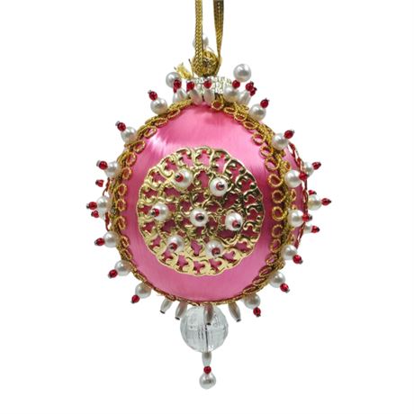 VTG Beaded Push-pin Ornament