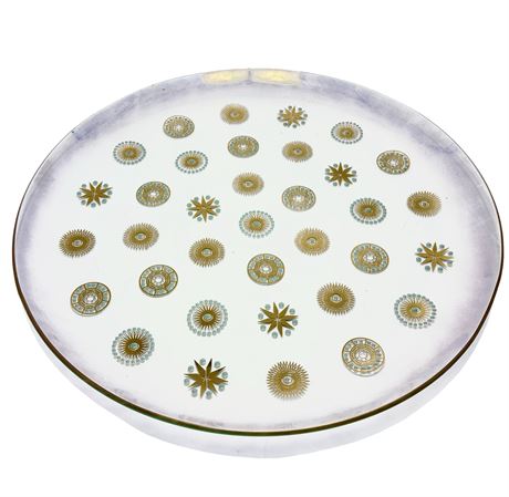 MCM Dorothy Thorpe Glama Glass Atomic Platter