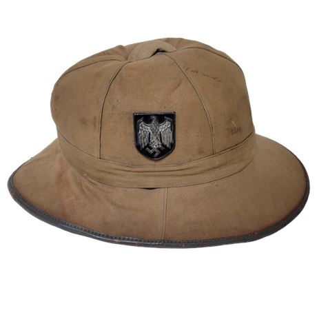 WWII German Army Tropical Pith Helmet