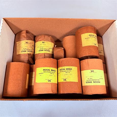 Thousands of NOS Harley Davidson Piston Rings