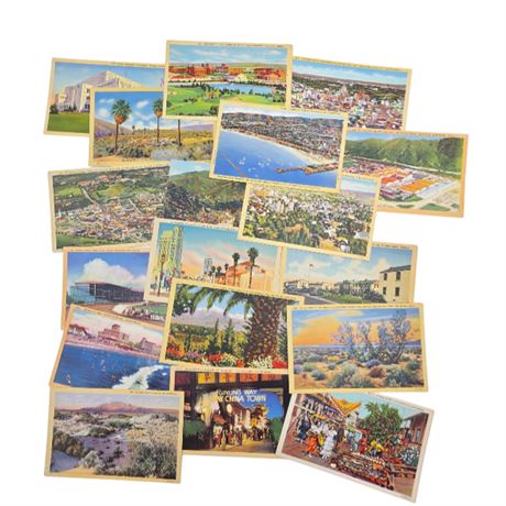Lot of VTG California Postcards