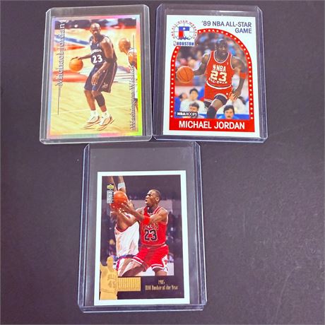 3 Michael Jordan Cards