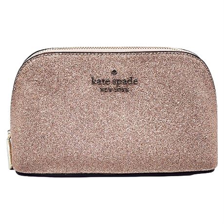 Kate Spade Pale Pink Tinsel Small Cosmetic Case