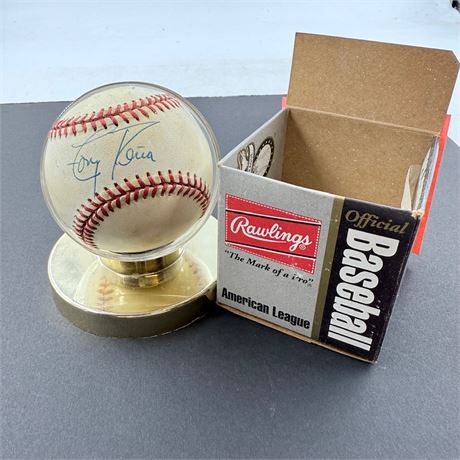 Tony Pena Signed Baseball
