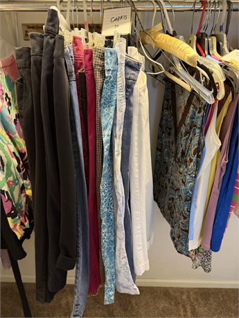 Clothing Sweaters & Jackets, Capris. Ssleeveless Tops, Shorts & Skorts