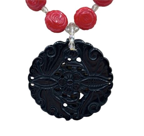 Vintage August Max Necklace with Matching Earrings
