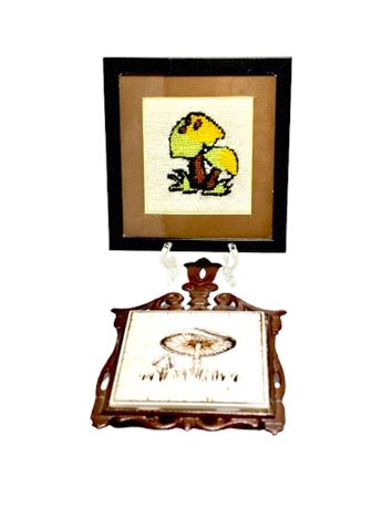 Vtg Decorative Mushroom Lot
