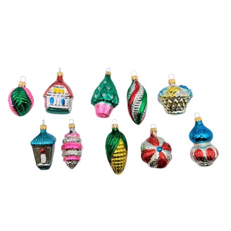 10 Vintage Kurt Adler Ornaments
