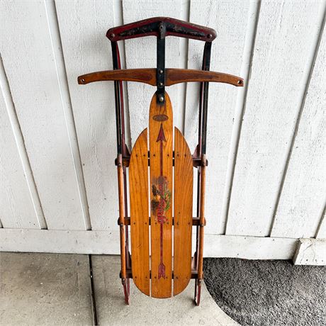 Vintage Flexible Flyer Wooden Sled