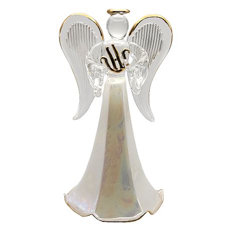 Hand Blown Glass Angel Figurine
