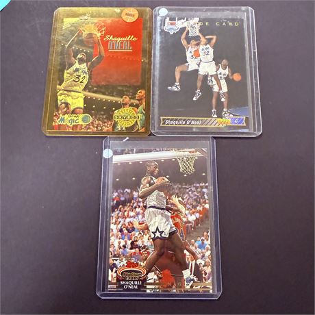 3 Shaq Rookie Cards