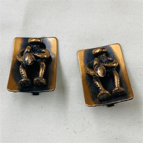 Artsy Copper Earrings