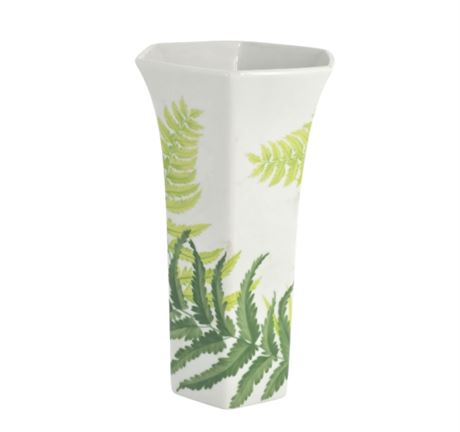 VTG Shafford Porcelain Vase with Ferns