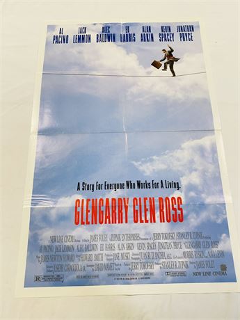 Glengarry Glen Ross Original DS 27x41 Movie Poster