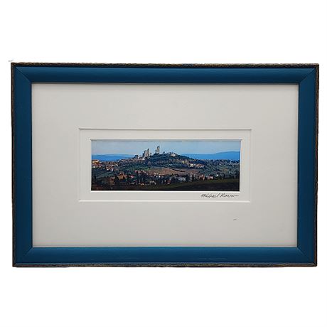 Signed Michael Rowan "San Gimignano, Tuscany, Italy" Photo